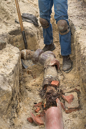 Common Sewer Line Problems - Sewer Line Augering - Tree Root Growth